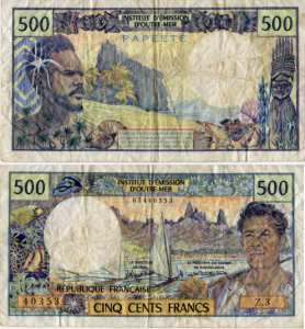 greres Bild - Geldnote Frankreich Guian