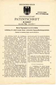 enlarge picture  - patent aeronautical  1917