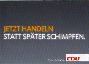 greres Bild - Wahlzettel 2009 CDU Hesse