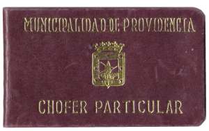 enlarge picture  - driving licence Chile