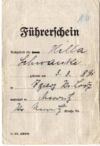 enlarge picture  - driving licence Meseritz