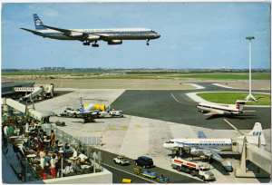 enlarge picture  - postcard airport Amsterda