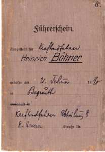 gr��eres Bild - F�hrerschein 1915 Rastenb