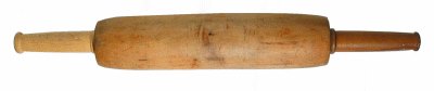 enlarge picture  - rolling pin wood antique
