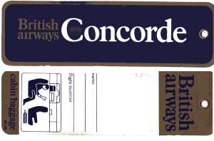 enlarge picture  - airline Concord label