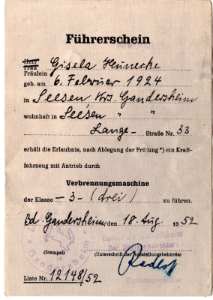enlarge picture  - driving licence Seesen