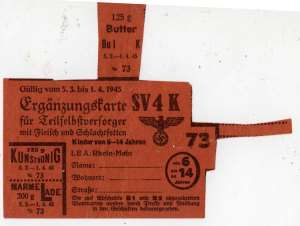 enlarge picture  - rationing meat Frankfurt