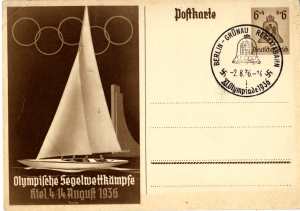 greres Bild - Postkarte Olympiade 1936