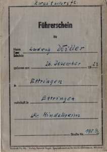 greres Bild - Fhrerschein 1955 Mindelh