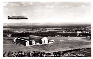 gr��eres Bild - Postkarte Zeppelin 127
