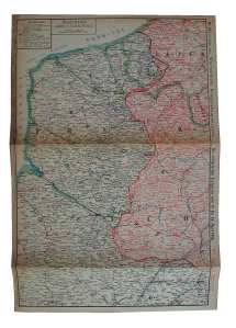 greres Bild - Landkarte Krieg 1914/1918