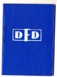 gr��eres Bild - Ausweis Frauenbund DDR