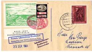 greres Bild - Postkarte Raketenpost 196