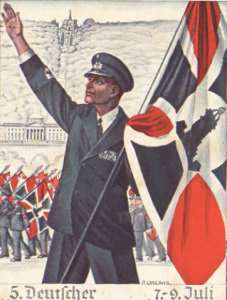 greres Bild - Postkarte Reichskriegerta