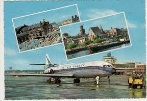 enlarge picture  - postcard Frankfurt airpor