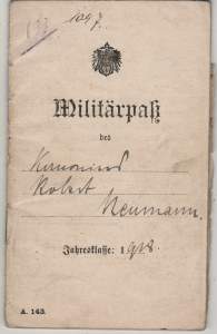 greres Bild - Wehrpa FA Fulda 1918