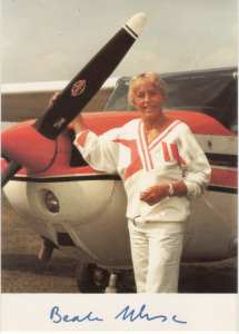 enlarge picture  - postcard pilot Uhse Beate