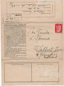 Brief aus dem Konzentrationslager Dachau