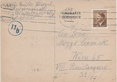 enlarge picture  - Postcard Theresienstadt