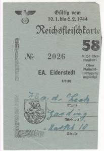 enlarge picture  - rationing meat Germany