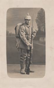 enlarge picture  - postcard soldier Bavaria