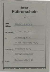 greres Bild - Fhrerschein 1979 Neunbur