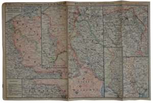greres Bild - Landkarte Krieg 1914/1918