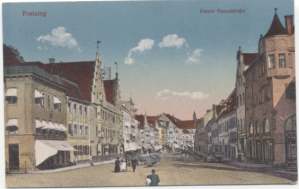 enlarge picture  - postcard 1918 Freising