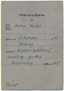 greres Bild - Fhrerschein 1966 Berlin