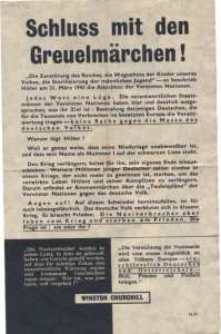 enlarge picture  - pamphlet Allied Army WW2