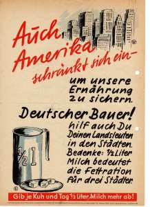 greres Bild - Ration. Plakat Milch 1949