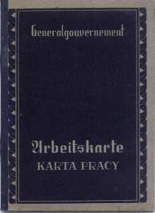 enlarge picture  - labour book Poland 1942