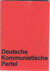 enlarge picture  - membership book DKP  1970