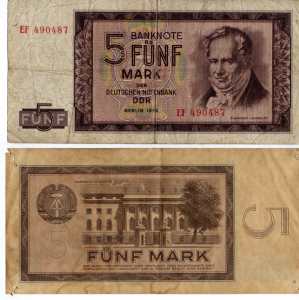 gr��eres Bild - Geldnote DDR 1964   5,-