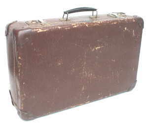 enlarge picture  - suitcase GDR cardboard