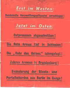 enlarge picture  - pamphlet Allied 1945