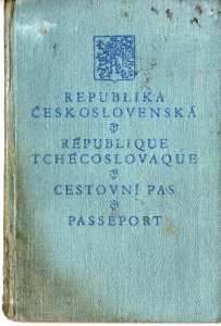 enlarge picture  - Ausweis Reisepa CSR 1930