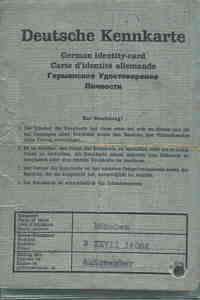 enlarge picture  - Ausweis Kennkarte 1946