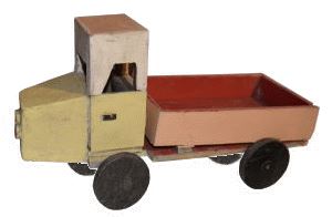 Spielzeug Lastwagen der deutschen Nachkriegszeit