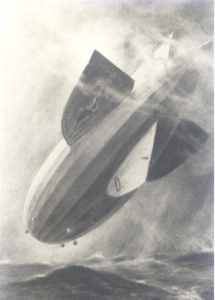 gr��eres Bild - Postkarte Zeppelin   1928