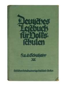 greres Bild - Buch Schule Lesebuch 1935