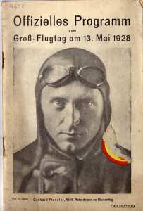 gr��eres Bild - Programmheft Flugtag 1928