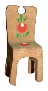 enlarge picture  - toy puppet house chair