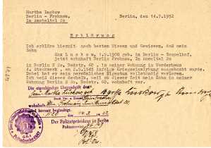 enlarge picture  - certificate Berlin bombin