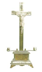 greres Bild - Kreuz Kruzifix Tisch 1880