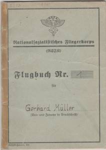 greres Bild - Flugbuch Segelflug   1940