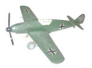 enlarge picture  - airplane model wood Me109