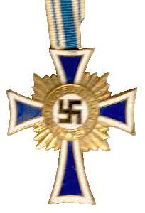 enlarge picture  - medal mother cross gold