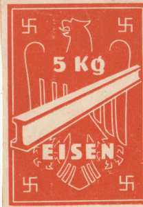 gr��eres Bild - Spende Eisenschrott  1937