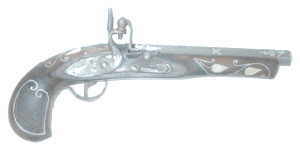 enlarge picture  - weapon pistol flintlock